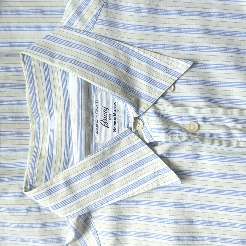 Brioni Long Sleeve Button Down Shirt XXL